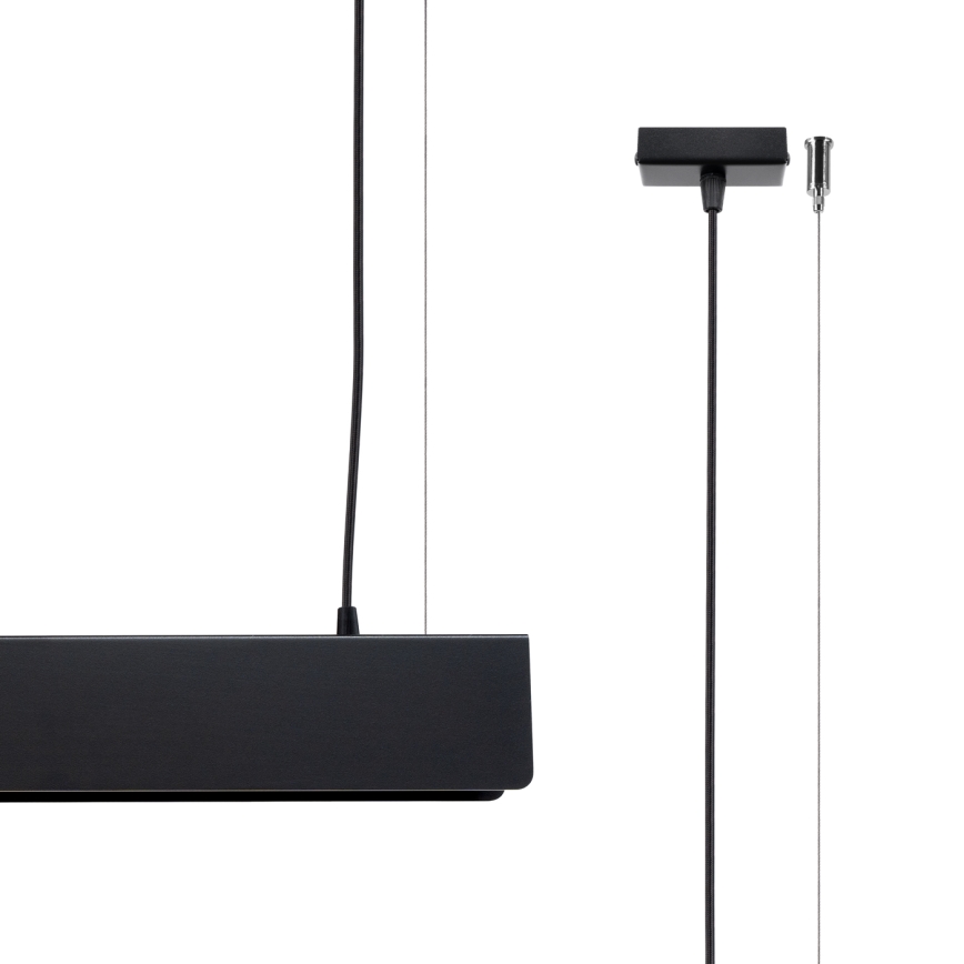LED Pakabinamas sietynas SPARK 1xG13/8,5W/230V juoda