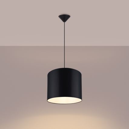 Pakabinamas sietynas NOVA 1xE27/15W/230V diametras 30 cm juoda