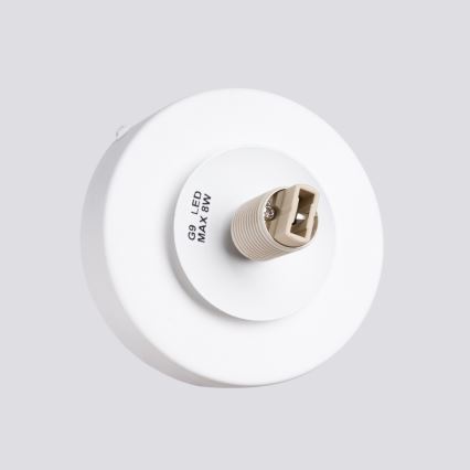 Sieninis šviestuvas YOLI 1xG9/8W/230V balta
