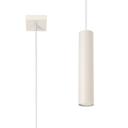 Pakabinamas sietynas LAGOS 1xGU10/10W/230V kreminė