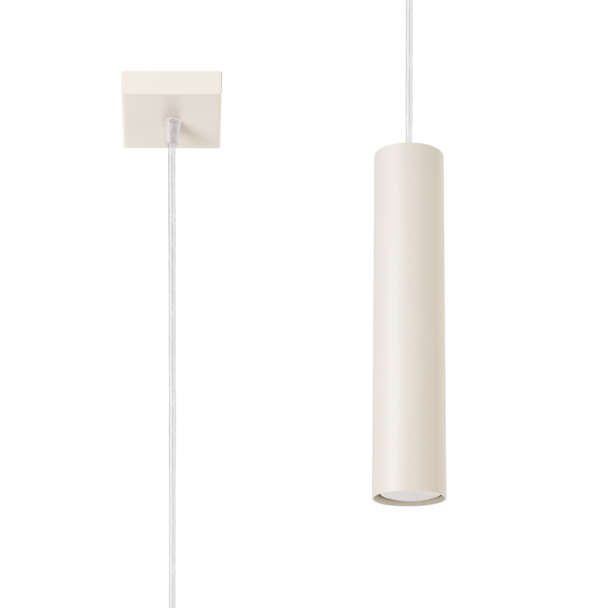 Pakabinamas sietynas LAGOS 1xGU10/10W/230V kreminė