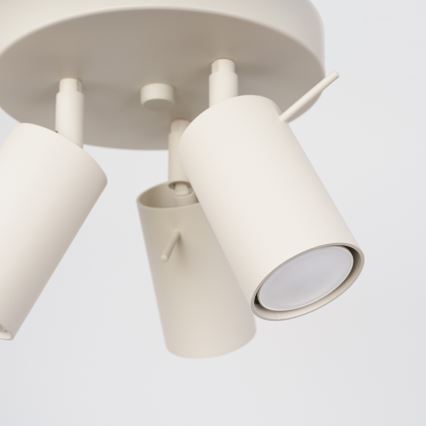 Akcentinis apšvietimas RING 3xGU10/10W/230V kreminė