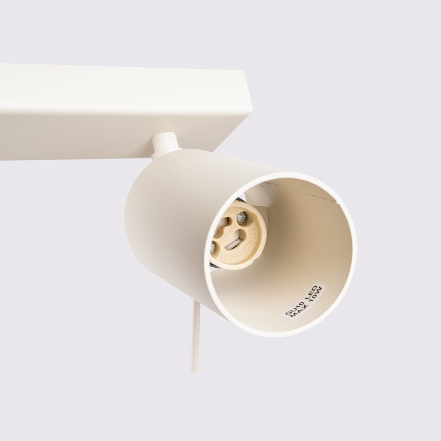 Akcentinis apšvietimas RING 6xGU10/10W/230V kreminė