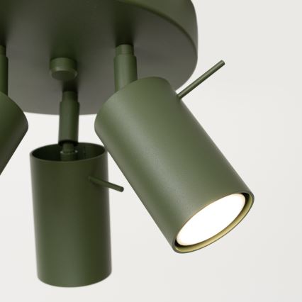 Akcentinis apšvietimas RING 3xGU10/10W/230V žalia