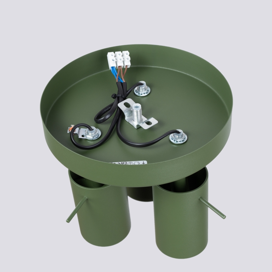 Akcentinis apšvietimas RING 3xGU10/10W/230V žalia
