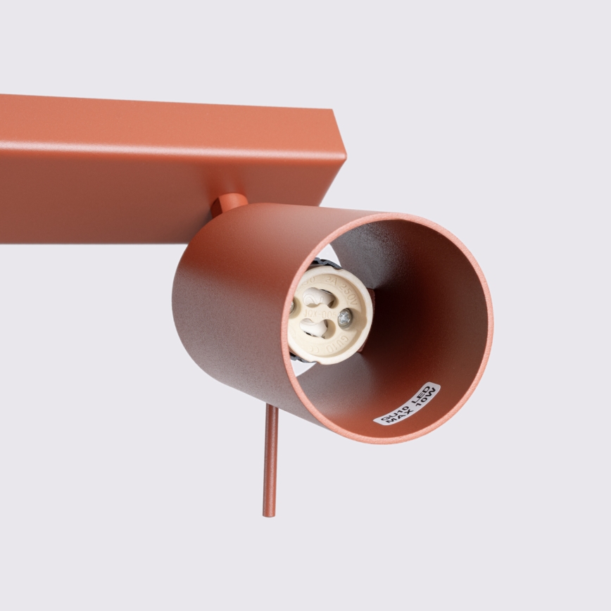 Akcentinis apšvietimas RING 4xGU10/10W/230V raudona