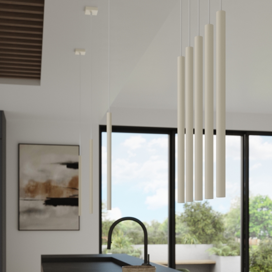 Pakabinamas sietynas PASTELO 1xG9/8W/230V kreminė