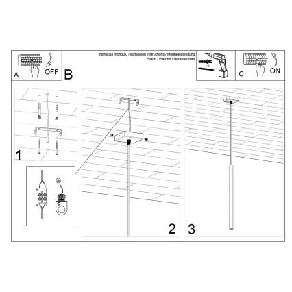 Pakabinamas sietynas PASTELO 1xG9/8W/230V kreminė