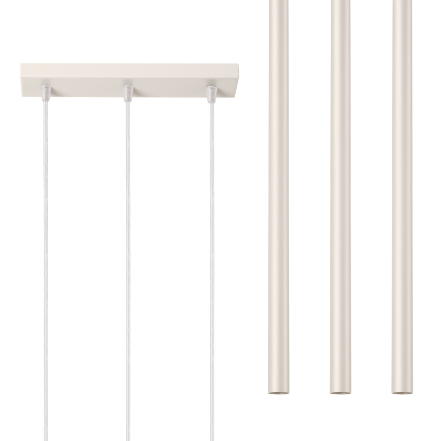 Pakabinamas sietynas PASTELO 3xG9/8W/230V kreminė