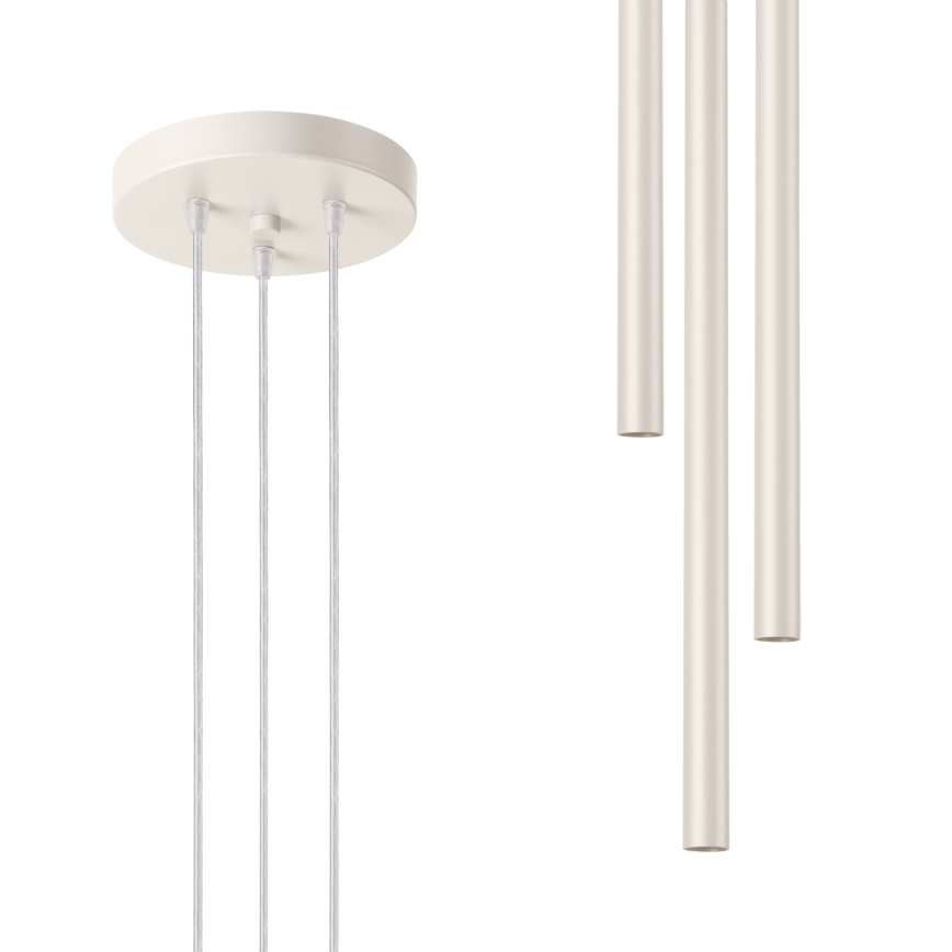 Pakabinamas sietynas PASTELO 3xG9/8W/230V kreminė