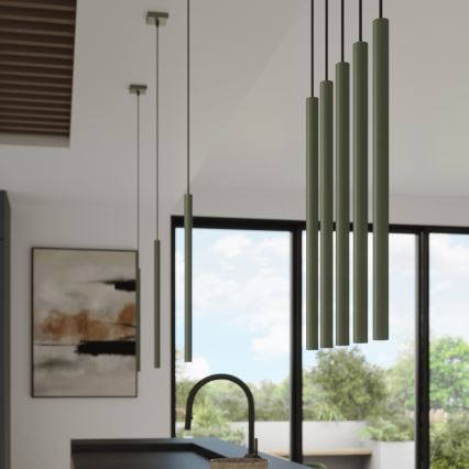 Pakabinamas sietynas PASTELO 1xG9/8W/230V žalia