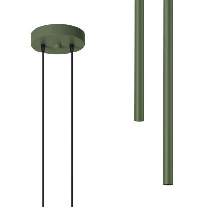 Pakabinamas sietynas PASTELO 2xG9/8W/230V žalia