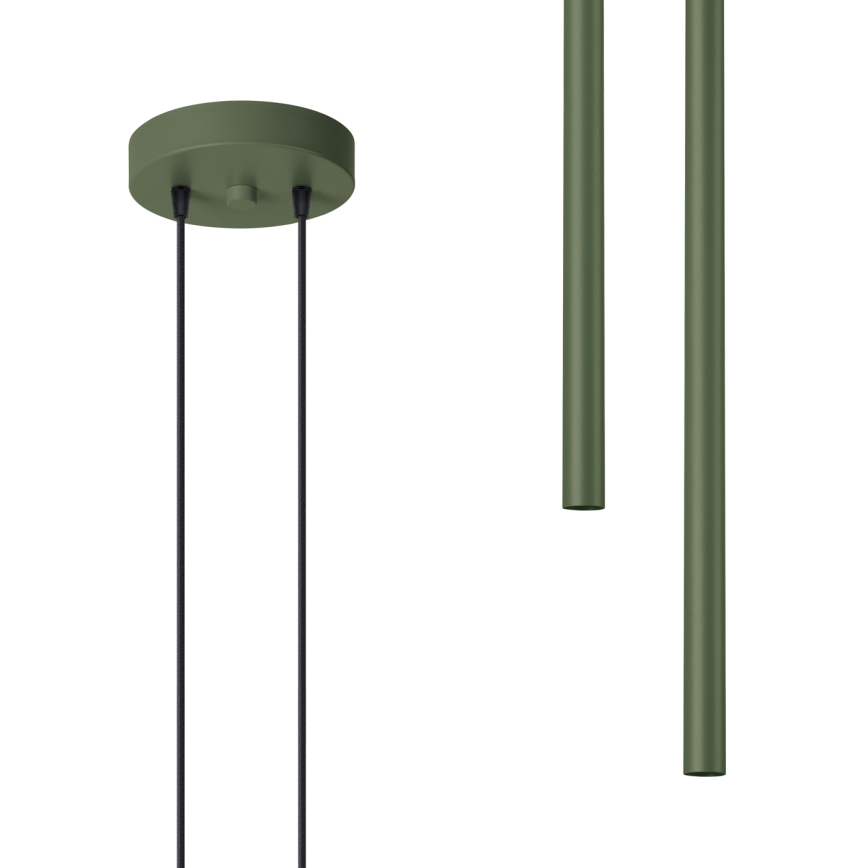 Pakabinamas sietynas PASTELO 2xG9/8W/230V žalia