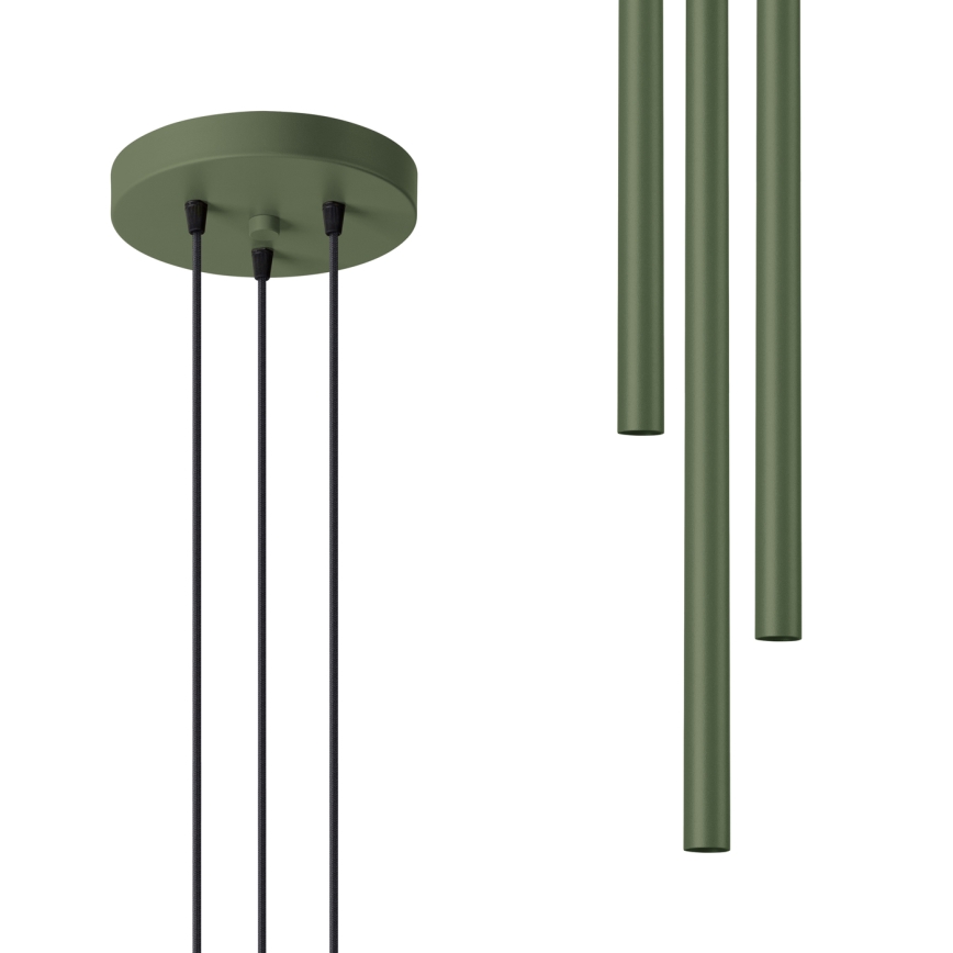 Pakabinamas sietynas PASTELO 3xG9/8W/230V žalia