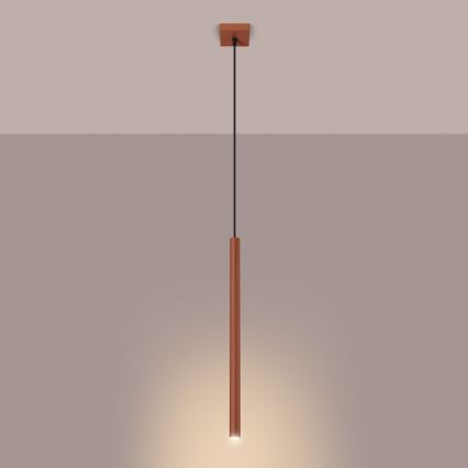 Pakabinamas sietynas PASTELO 1xG9/8W/230V raudona