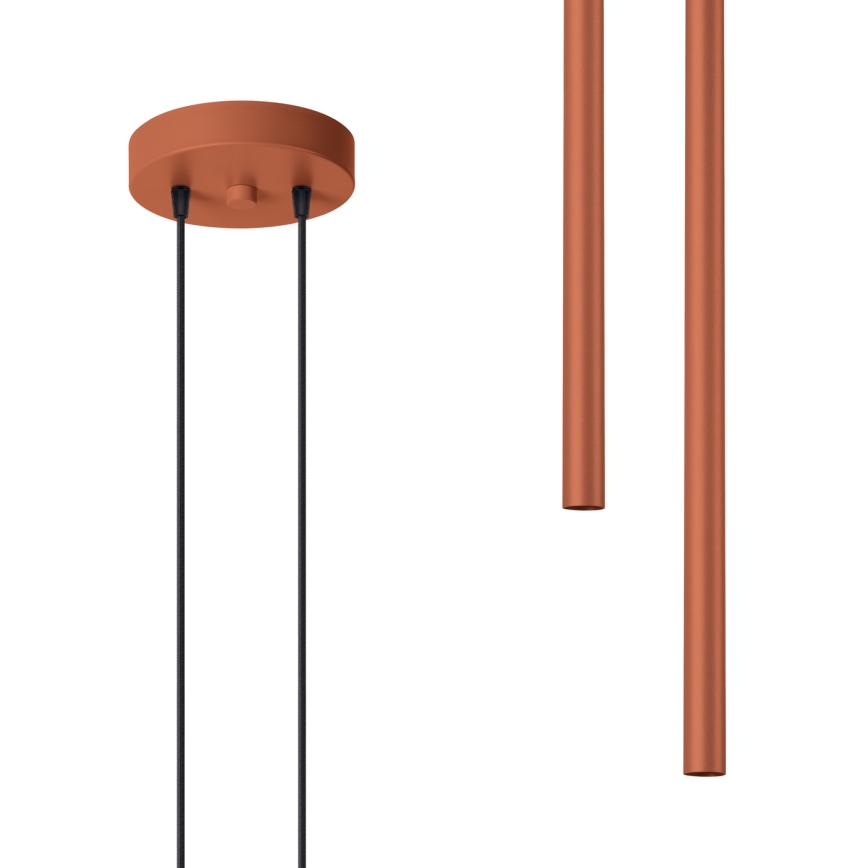 Pakabinamas sietynas PASTELO 2xG9/8W/230V raudona