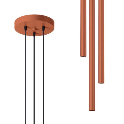 Pakabinamas sietynas PASTELO 3xG9/8W/230V raudona