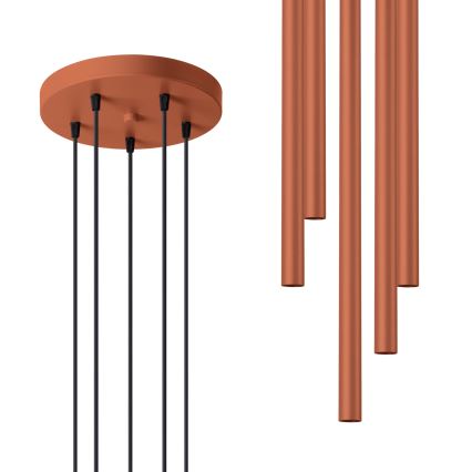 Pakabinamas sietynas PASTELO 5xG9/8W/230V raudona