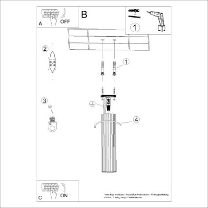 Akcentinis apšvietimas KARBON 1xGU10/10W/230V 30 cm juoda