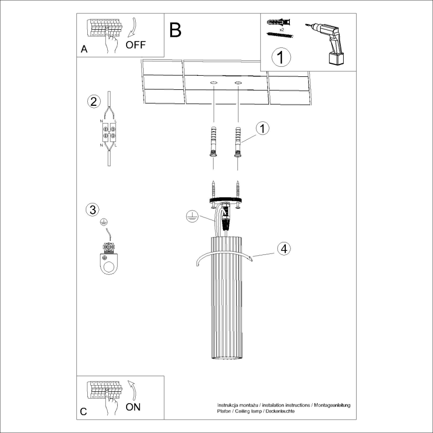Akcentinis apšvietimas KARBON 1xGU10/10W/230V 30 cm juoda