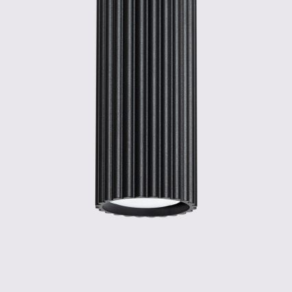 Pakabinamas sietynas KARBON 1xGU10/10W/230V juoda