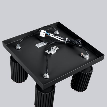 Akcentinis apšvietimas KARBON 4xGU10/10W/230V juoda