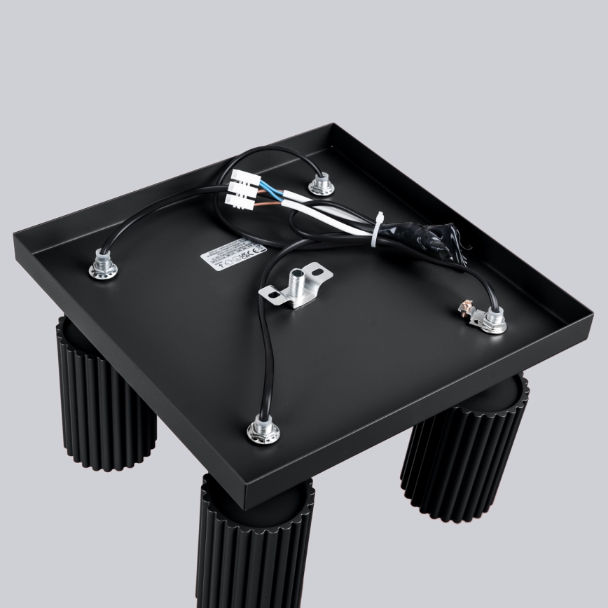 Akcentinis apšvietimas KARBON 4xGU10/10W/230V juoda
