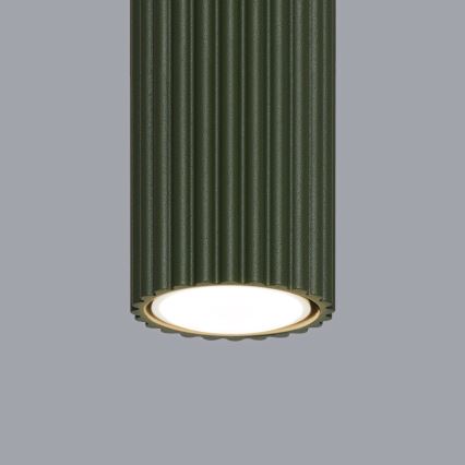 Akcentinis apšvietimas KARBON 1xGU10/10W/230V 20 cm žalia
