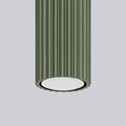 Akcentinis apšvietimas KARBON 1xGU10/10W/230V 20 cm žalia