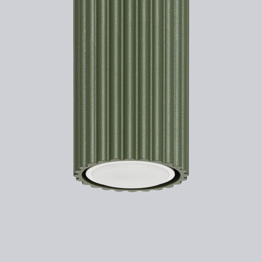 Akcentinis apšvietimas KARBON 1xGU10/10W/230V 20 cm žalia