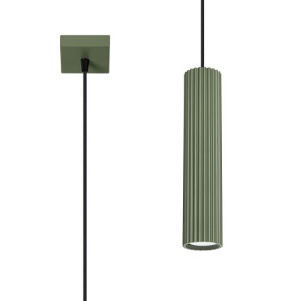 Pakabinamas sietynas KARBON 1xGU10/10W/230V žalia