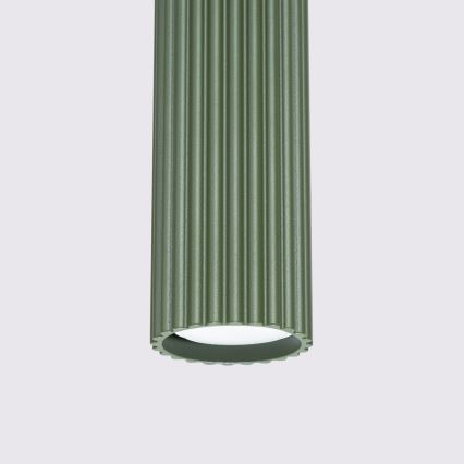 Pakabinamas sietynas KARBON 3xGU10/10W/230V žalia