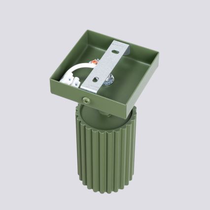 Sieninis akcentinis šviestuvas KARBON 1xGU10/10W/230V žalia