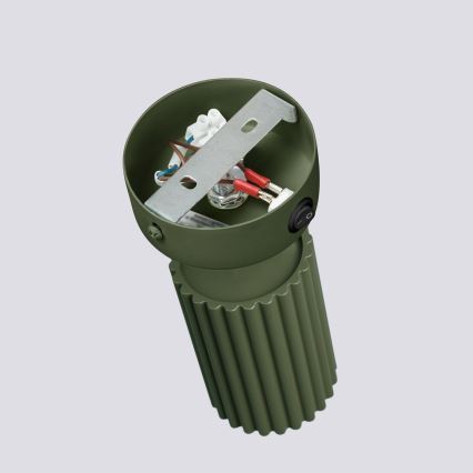 Sieninis akcentinis šviestuvas KARBON 1xGU10/10W/230V žalia