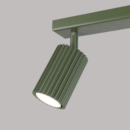 Akcentinis apšvietimas KARBON 2xGU10/10W/230V žalia
