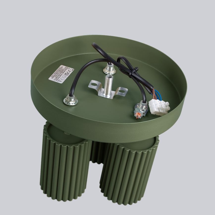 Akcentinis apšvietimas KARBON 3xGU10/10W/230V žalia