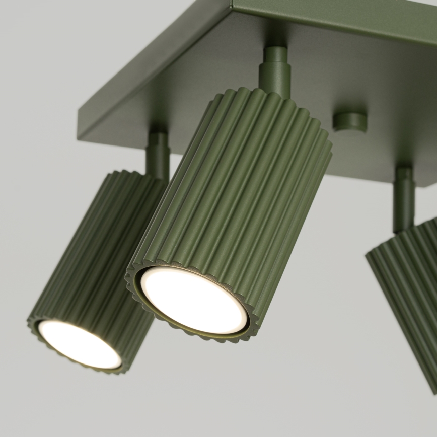 Akcentinis apšvietimas KARBON 4xGU10/10W/230V žalia