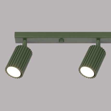 Akcentinis apšvietimas KARBON 4xGU10/10W/230V žalia