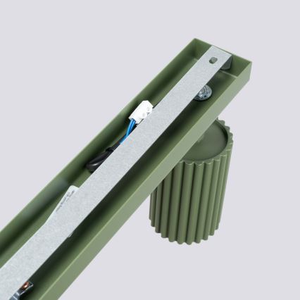 Akcentinis apšvietimas KARBON 6xGU10/10W/230V žalia