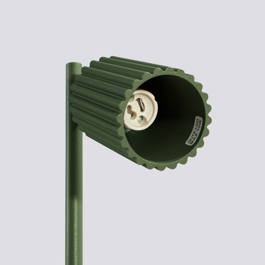 Stalinis šviestuvas KARBON 1xGU10/10W/230V žalia