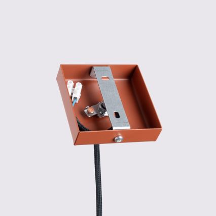 Pakabinamas sietynas KARBON 1xGU10/10W/230V raudona