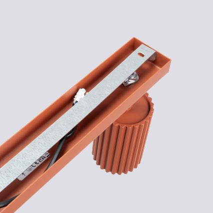 Akcentinis apšvietimas KARBON 6xGU10/10W/230V raudona