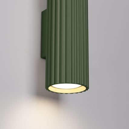 Sieninis šviestuvas KARBON 2xGU10/10W/230V žalia