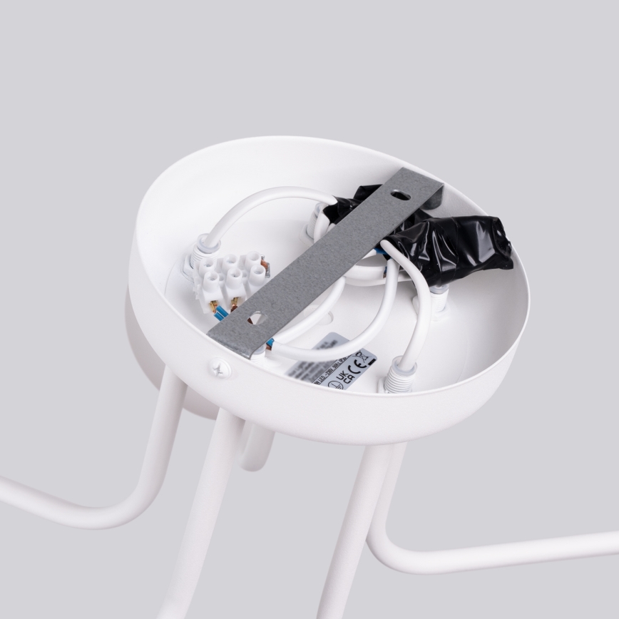 Sietynas ant stulpo ASTRAL 5xG9/8W/230V balta