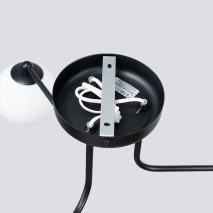 Sietynas ant stulpo ASTRAL 3xG9/8W/230V juoda