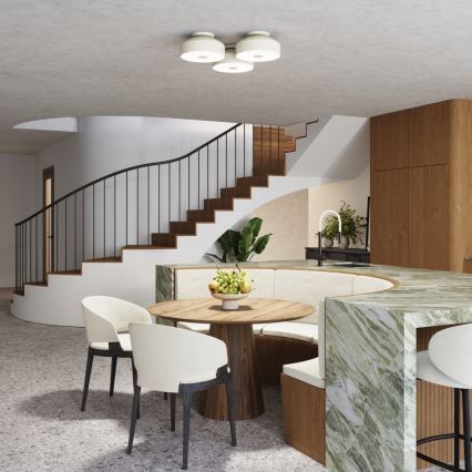 Lubinis šviestuvas OMIQ 4xE27/15W/230V, skersmuo 30 cm, kremo spalvos