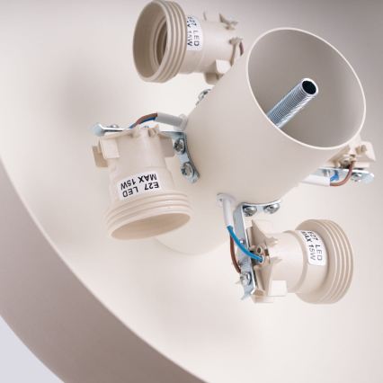 Lubinis šviestuvas OMIQ 4xE27/15W/230V, skersmuo 30 cm, kremo spalvos