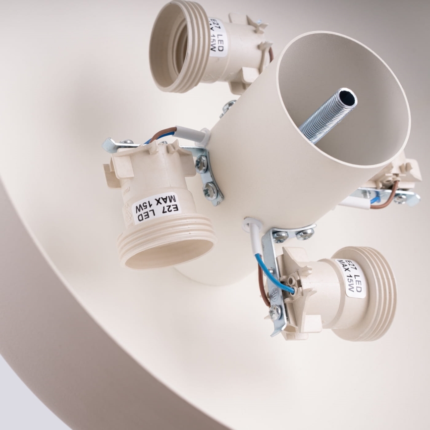 Lubinis šviestuvas OMIQ 4xE27/15W/230V, skersmuo 30 cm, kremo spalvos