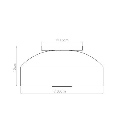 Lubinis šviestuvas OMIQ 4xE27/15W/230V, skersmuo 30 cm, kremo spalvos