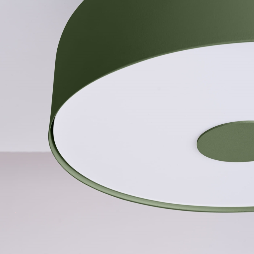 Lubinis šviestuvas OMIQ 4xE27/15W/230V skersmuo 30 cm žalias